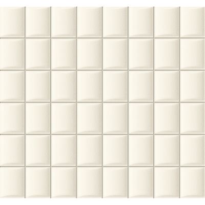 Tubądzin Elementary mozaika ścienna 32,1x30 cm biała