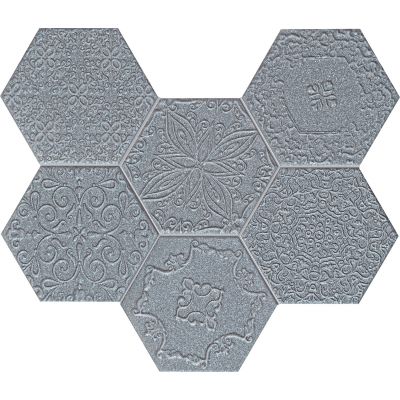 Tubądzin Lace graphite mozaika ścienna 28,9x22,1 cm