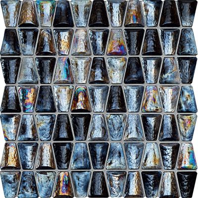 Tubądzin Drops glass grey mozaika ścienna 30,4x30,6 cm 