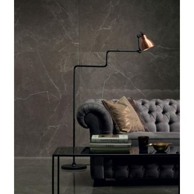 Tubądzin Mulina płytka podłogowa 119,8x119,8 cm grafitowy poler