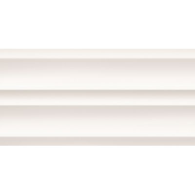 Tubądzin All in white 5 płytka ścienna 29,8x59,8 cm STR biały mat