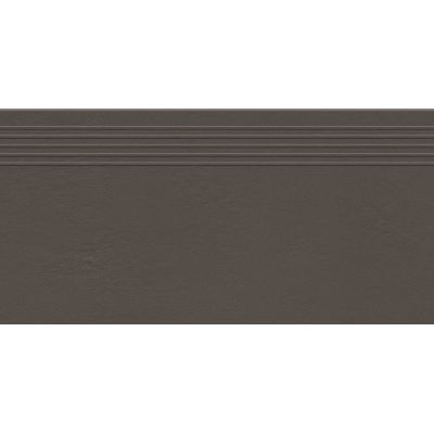 Tubądzin Industrio Dark Brown Matstopnica podłogowa 59,8x29,6 cm