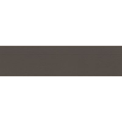 Tubądzin Industrio Dark Brown Matstopnica podłogowa 119,8x29,6 cm