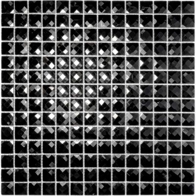 Iryda Diamond Black mozaika ścienna 30,5x30,5 cm czarny połysk