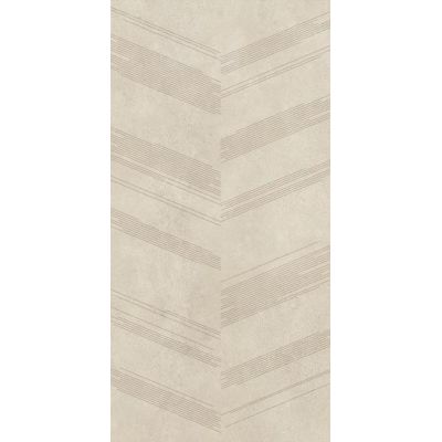 Paradyż Silkdust Light Beige Dekor płytka ścienno-podłogowa 59,8x119,8 cm beżowy mat