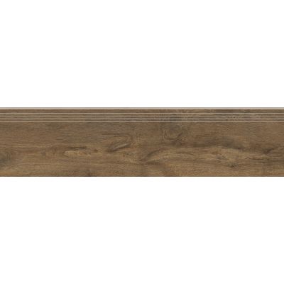 Cerrad Guardian Wood stopnica 120,2x29,7 cm brązowa