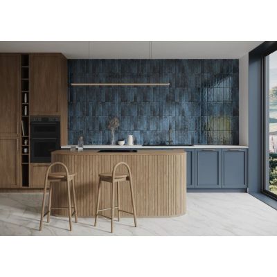 Paradyż Monpelli Navy STR płytka ścienna 29,8x6,5 cm niebieska