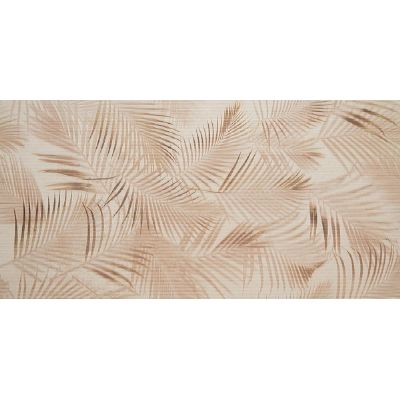 Tubądzin Leaves dekor ścienny 119,8x59,8 cm beżowa