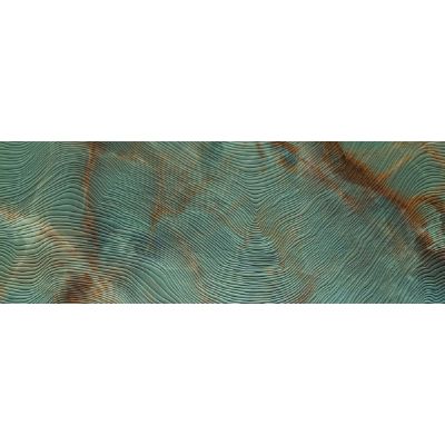 Tubądzin Reef dekor ścienny 89,8x32,8 cm zielona