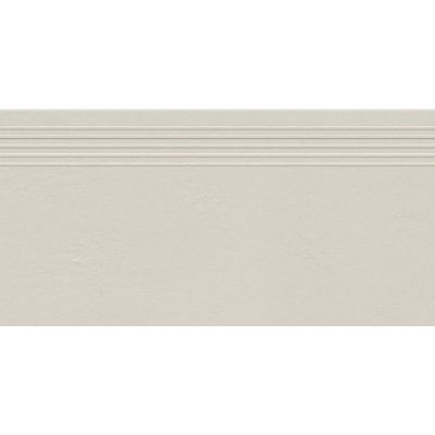 Tubądzin Indrustio Light Grey stopnica 59,8x29,6 cm szara