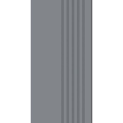 Tubądzin Cielo e Terra stopnica 59,8x29,6 cm szara