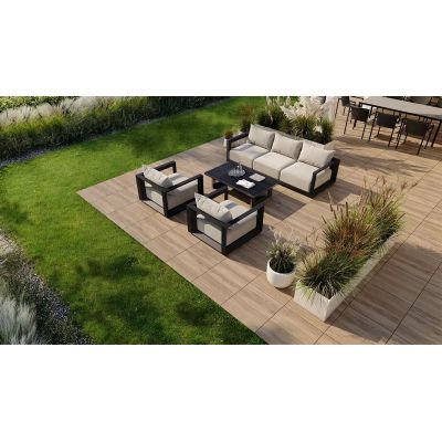 Korzilius Patio płytka ścienno-podłogowa 59,8x59,8 cm brązowa