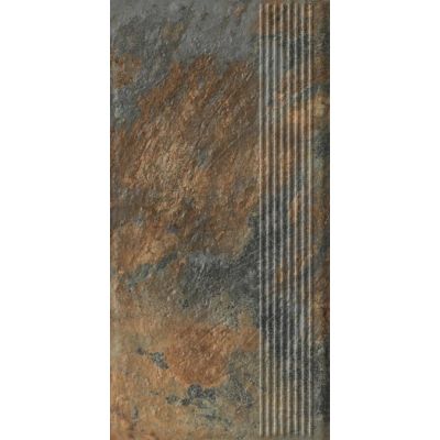 Paradyż Ardis Rust stopnica 60x30 cm brązowa