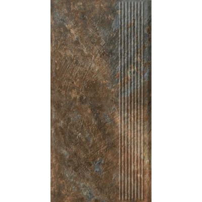 Paradyż Ardis Rust stopnica 60x30 cm brązowa