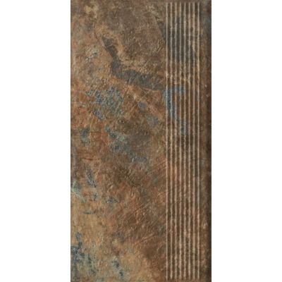 Paradyż Ardis Rust stopnica 60x30 cm brązowa