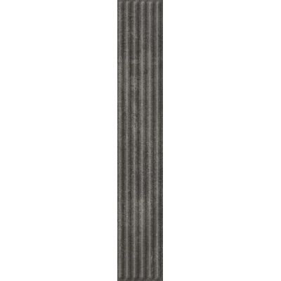 Paradyż Carrizo Basalt Stripes płytka elewacyjna 40x6,6 cm szara