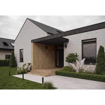 Paradyż Carrizo Wood Stripes płytka elewacyjna 40x6,6 cm brązowa