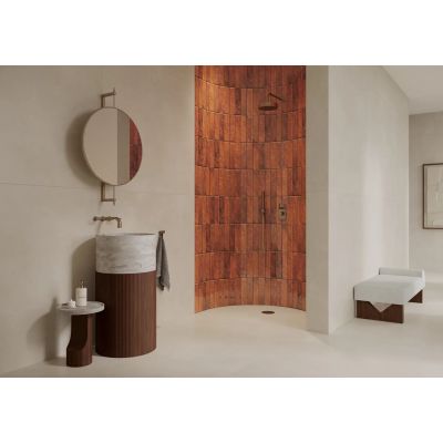 Paradyż Monpelli płytka ścienna 29,8x6,5 cm brązowa