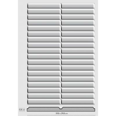 Paradyż Monpelli mozaika 29,8x19,8 cm biała