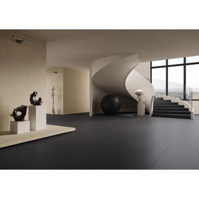 Paradyż Archicross Base Black płytka ścienno-podłogowa 59,8x59,8 cm czarna