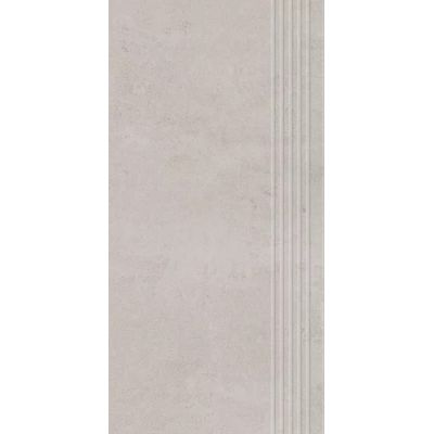 Paradyż Pure Art Grey stopnica prasowana szary mat 59,8x29,8 cm