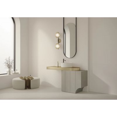 Paradyż Puris White płytka ścienna rekt. ultramat 119,8x39,8 cm biała