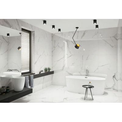 Tubądzin Pietrasanta płytka podłogowa 119,8x59,8 cm biała