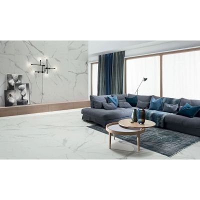 Tubądzin Pietrasanta płytka podłogowa 119,8x59,8 cm biała