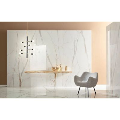 Tubądzin Marmo d'Oro płytka podłogowa 59,8x59,8 cm biała