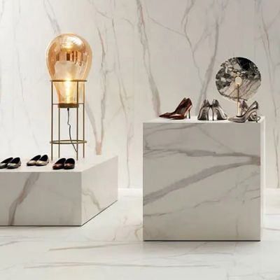 Tubądzin Marmo d'Oro płytka podłogowa 59,8x59,8 cm biała