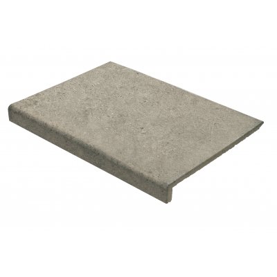 Tubądzin Modern Stone stopnica podłogowa z kapinosem New grey 32x45cm