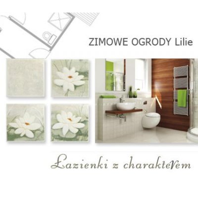 Kompozycja ścienna Cerkolor Lilie 30x20