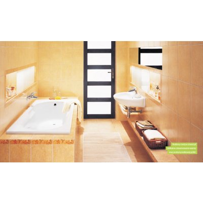 Płytka ścienna Domino Camilia jasnobrązowa 25x36