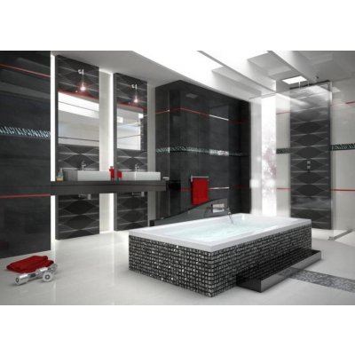 Płytka ścienna Paradyż Hanabi Nero 32,5x65,1