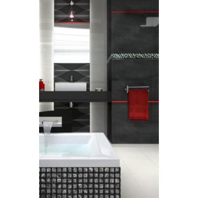 Płytka ścienna Paradyż Hanabi Nero 32,5x65,1