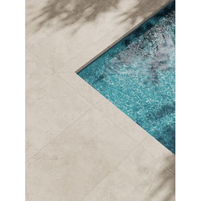 ABK Sensi Roma Cross Ivory płytka podłogowa 119,4x59,6 cm beżowa-biała