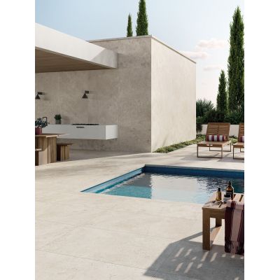 ABK Sensi Roma Cross Ivory płytka podłogowa 119,4x59,6 cm beżowa-biała