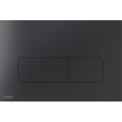 Alca Flat przycisk spłukujący do WC czarny mat MOON-BLACK