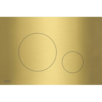Alca Flat przycisk spłukujący do WC złoty TURN-BRASS