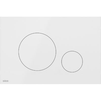 Alca Flat przycisk spłukujący do WC biały połysk TURN-WHITE