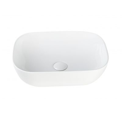 Aquavea Duquesa umywalka 45,5x32 cm owalna nablatowa biała DUQUBIA