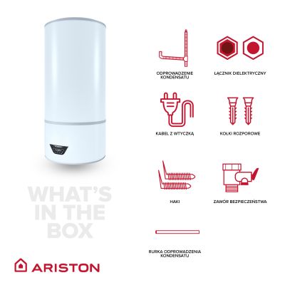 Ariston Lydos Hybrid WiFi podgrzewacz wody 100 l elektryczny pojemnościowy 3629065