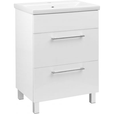 Astor Sol umywalka z szafką 61 cm biała AF-BUI-611-27