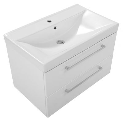 Astor Elimia szafka 75 cm podumywalkowa biały połysk AF-ELU-750-77