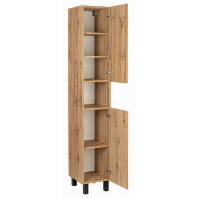 Astor Diuna Wotan szafka 30x35x180 cm boczna stojąca dąb AM-LUC-120-2N