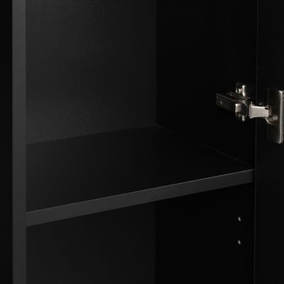 Astor Nicole szafka 35x28x130 cm boczna wisząca czarna AM-NOS-350-03