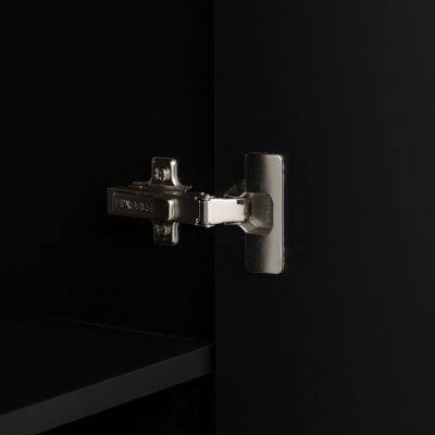 Astor Nicole szafka 35x28x130 cm boczna wisząca czarna AM-NOS-350-03