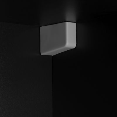 Astor Nicole szafka 35x28x130 cm boczna wisząca czarna AM-NOS-350-03