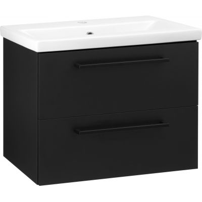 Astor Nicole umywalka z szafką 60 cm czarna AM-NOU-600-23