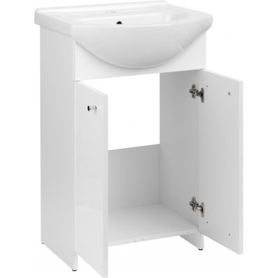 Astor Pik umywalka z szafką 50 cm biały AM-PIK-500-27